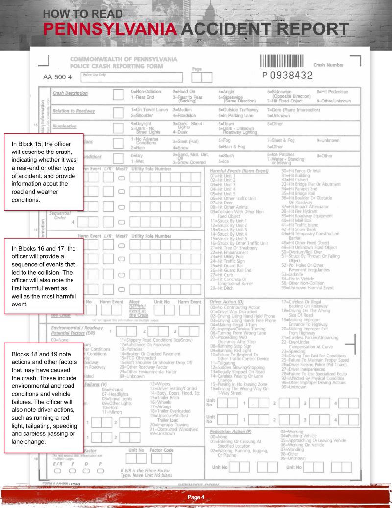 Pennsylvania Accident Report pg. 4