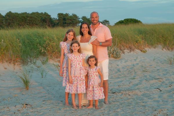 Attorney David Romanow with his family